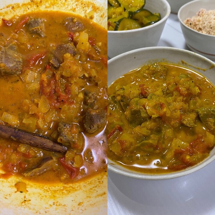 電子レンジで?!スリランカ風 砂肝カレー